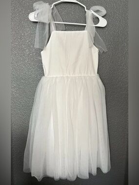 Oui Babe Australia "Harper" Tea Length Dress Ivory Tulle Size 10